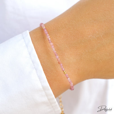 Armband mit Turmalin/Rubellit