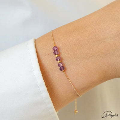 Armband mit Amethyst