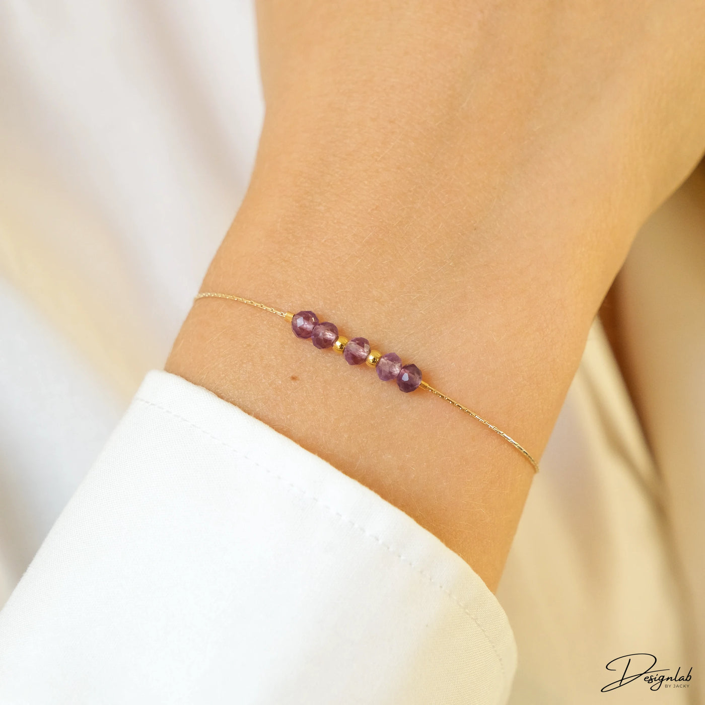 Armband mit Amethyst